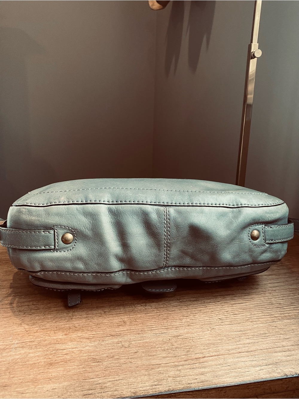 Coach Legacy Garcia Satchel Green/Gray - Picture 11 of 17